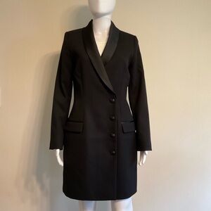 White House Black Market Blazer Dress~Size 4~Black~NWT!